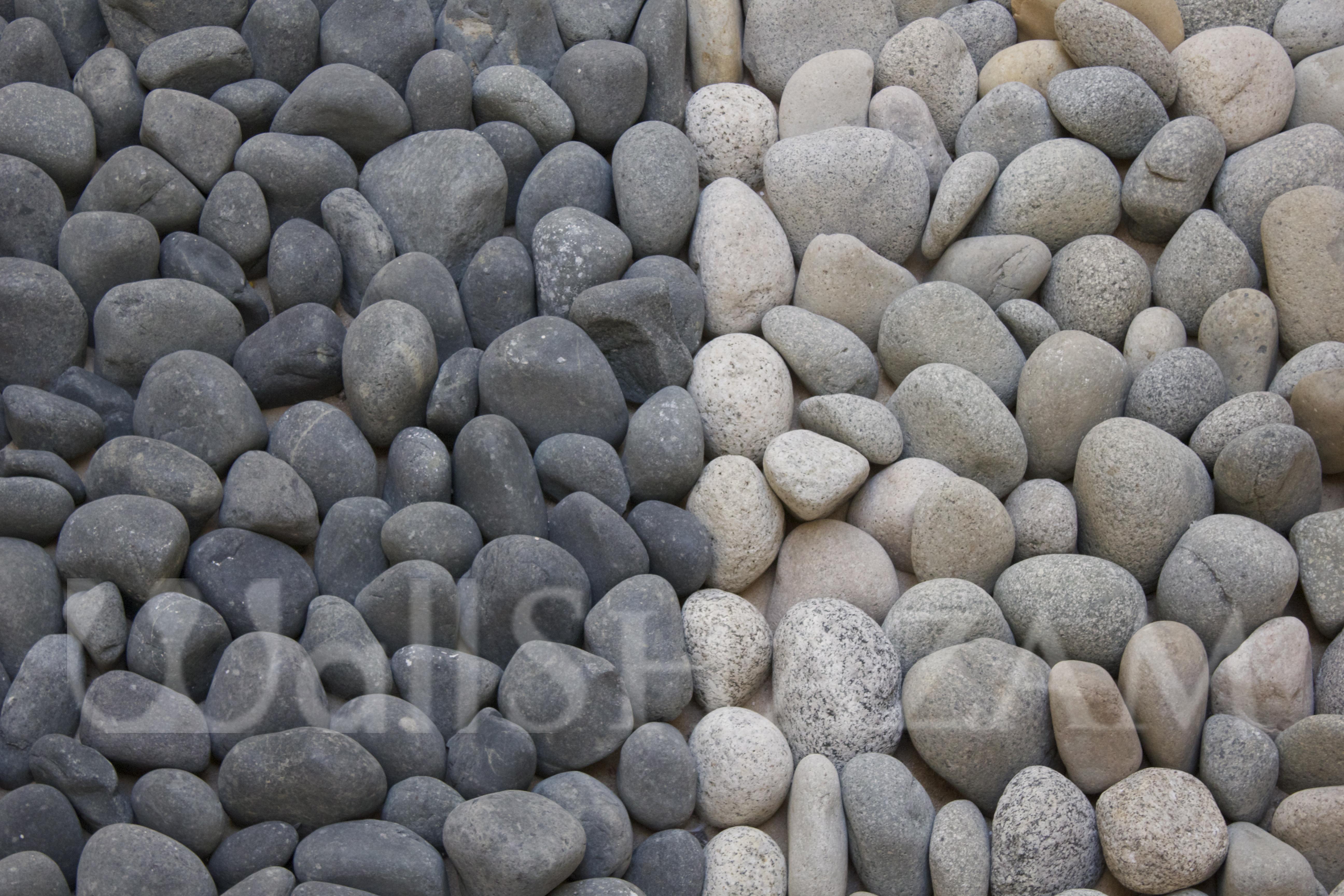 Pebbles in grey